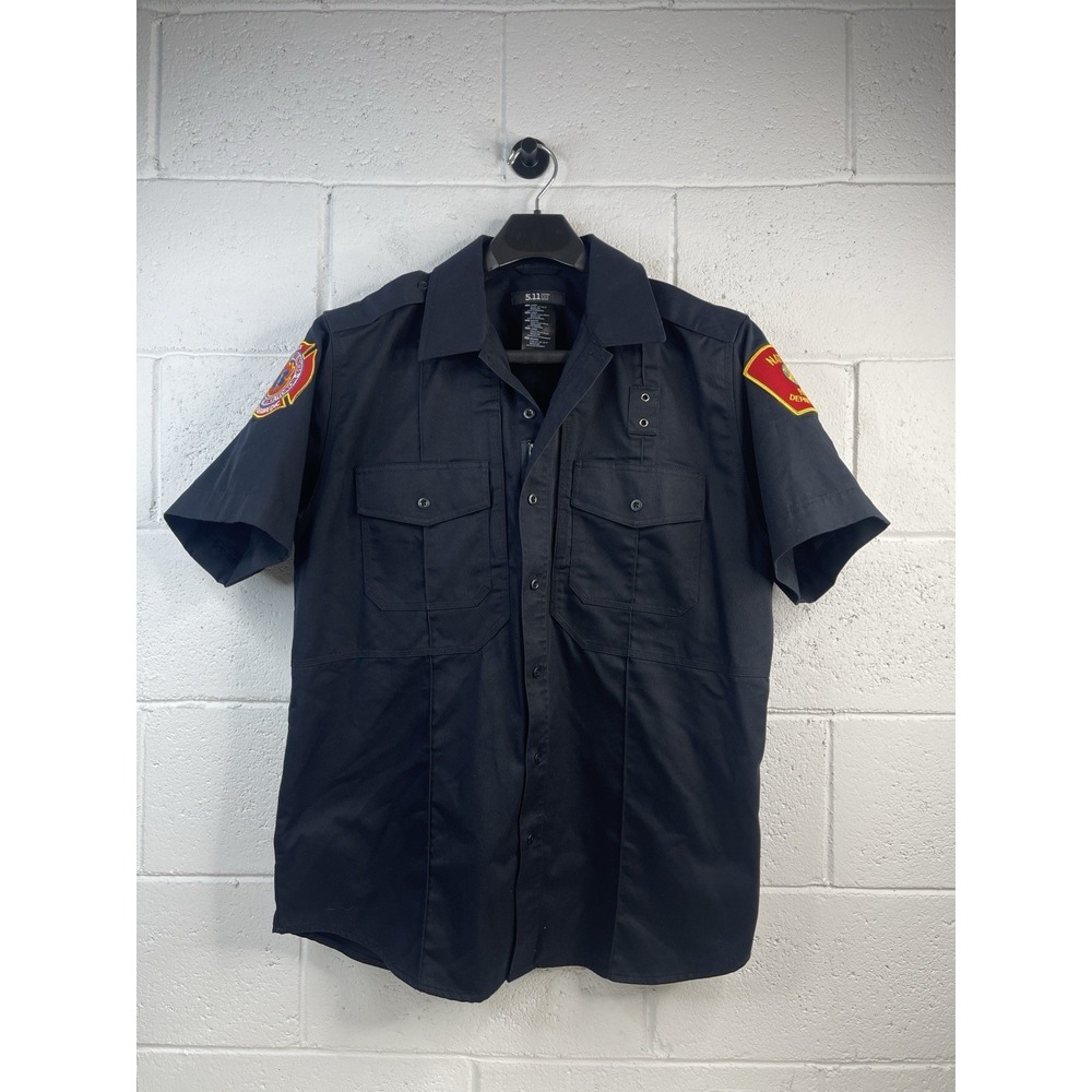 5.11 Tactical‎ Men's Short Sleeve PDU Shirt With Patches   NATICK Fire Fighter L